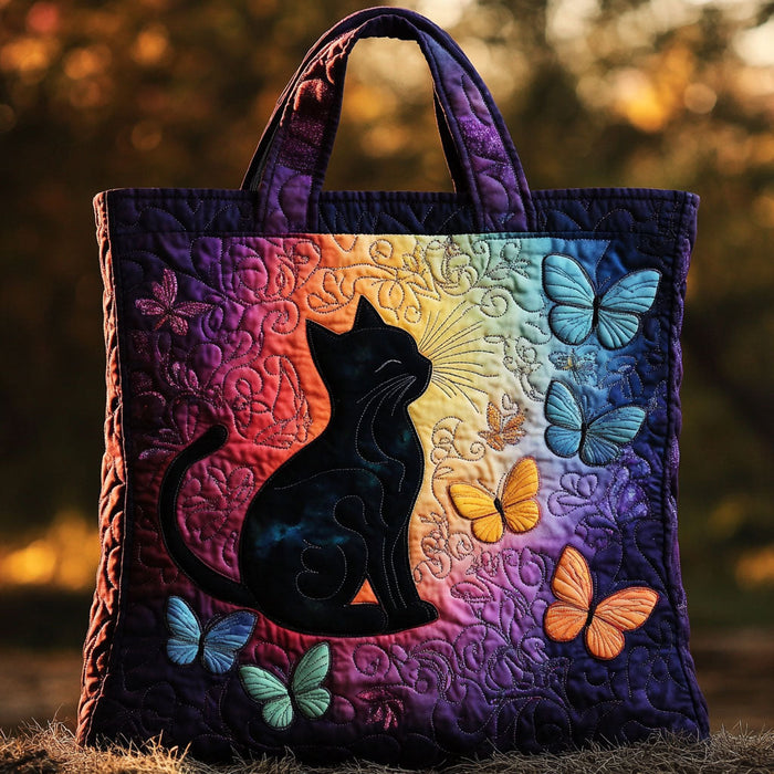Gentle Cat Quilted Tote Bag 1
