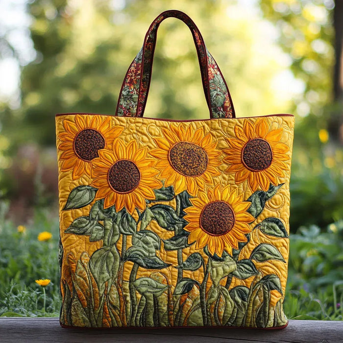 Classic Quilted Bag - Sunflowers 1