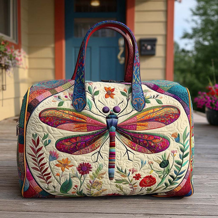Rustic Flutter Quilted Duffle Bag 1