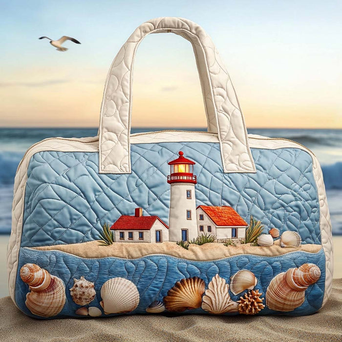 Seaside Glow Quilted Duffle Bag 1