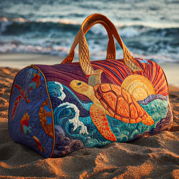 Sunset Glide Quilted Duffle Bag 1