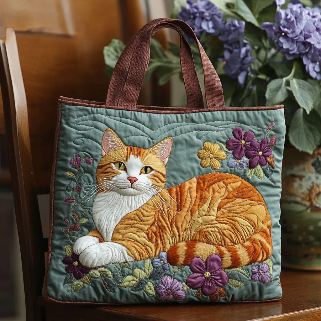 Artisanal Bag - Orange Cat 1