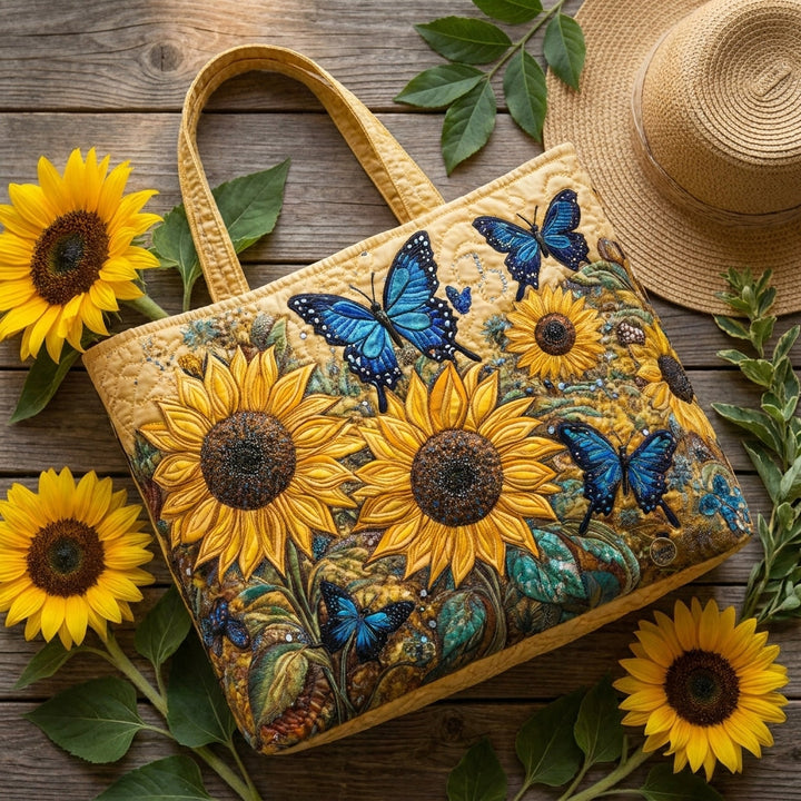 Artisan Bag - Sunflowers and Blue Butterflies 5