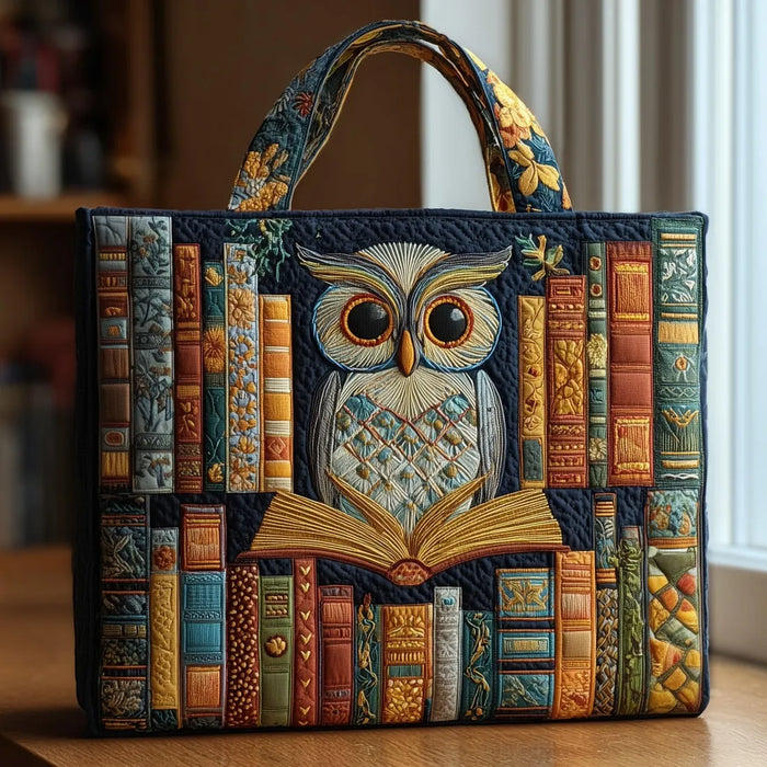 Artisan Tote - Owl and Vintage Books 1