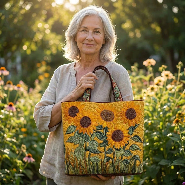 Classic Quilted Bag - Sunflowers 3