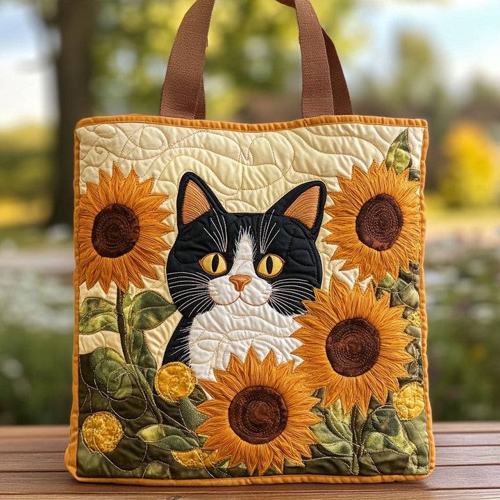 Among Flower Quilted Tote Bag 1