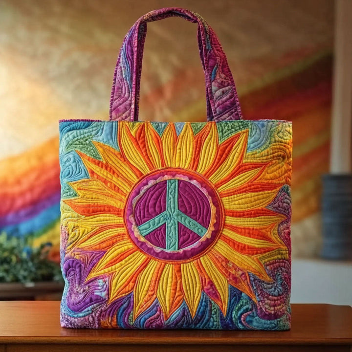 Free Soul Sunflower Quilted Tote Bag 1