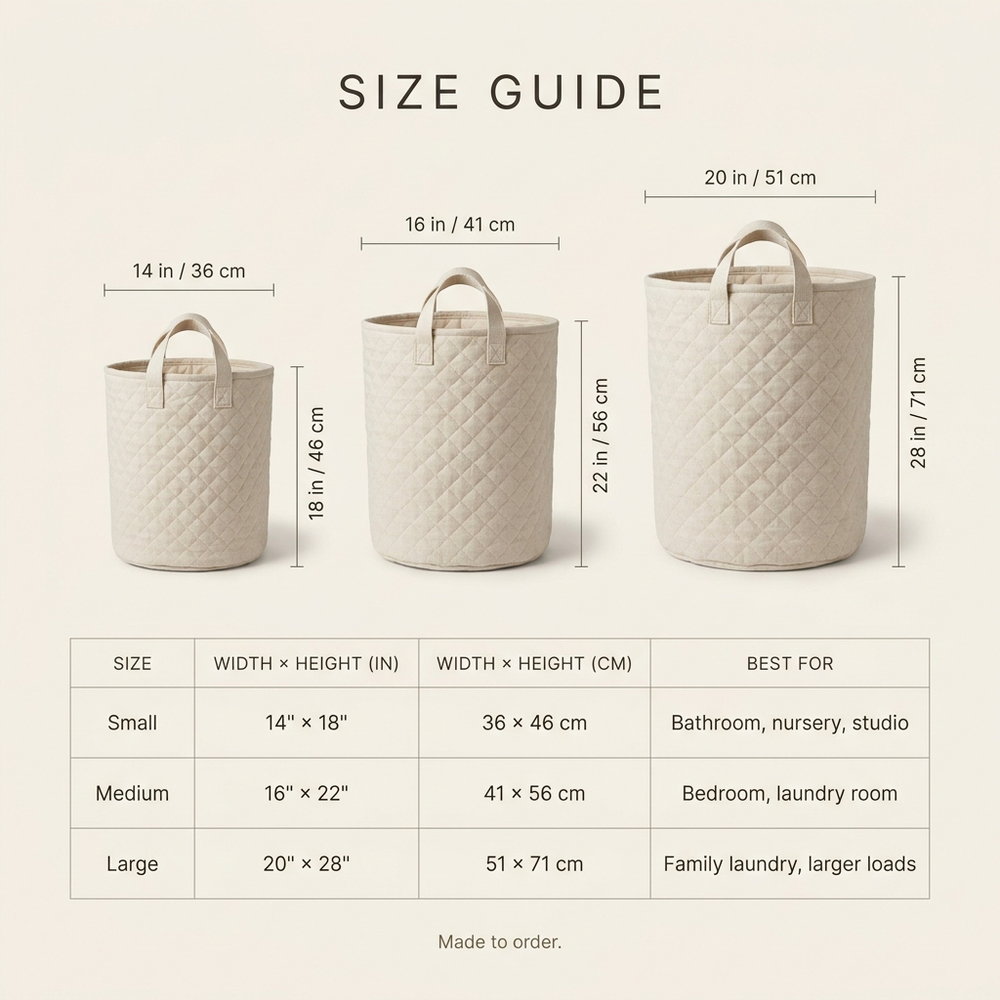 Timeless Quilted Laundry Basket 2