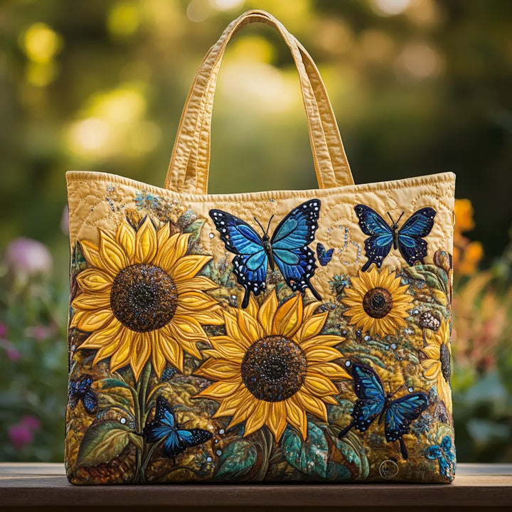Artisan Bag - Sunflowers and Blue Butterflies 1