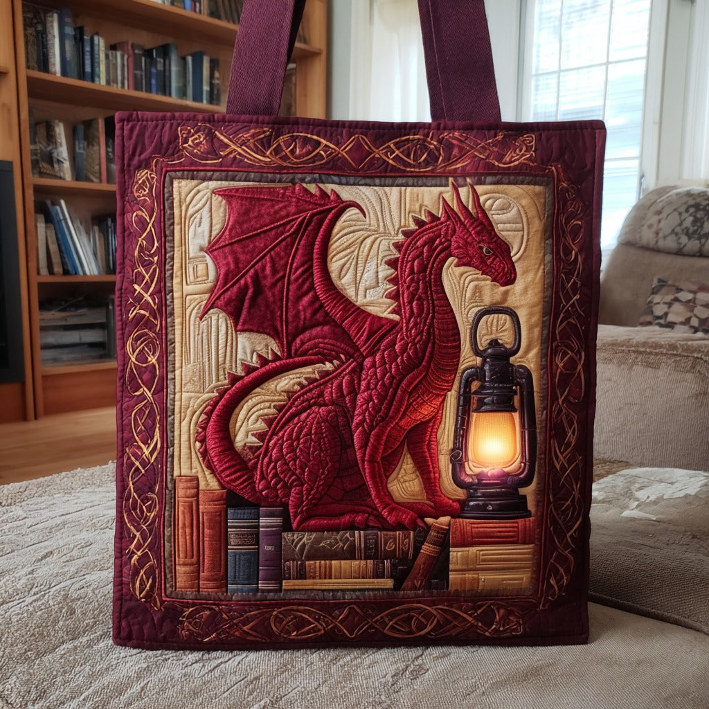 Book Guardian Quilted Tote Bag 1