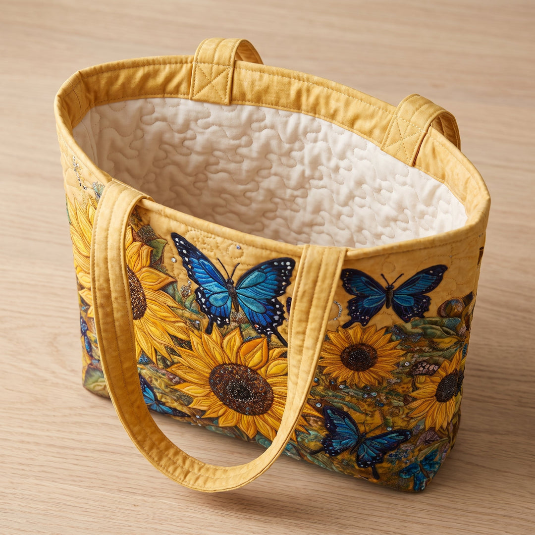 Artisan Bag - Sunflowers and Blue Butterflies 3