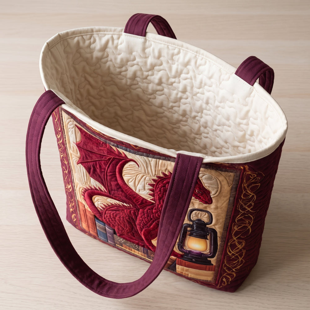 Book Guardian Quilted Tote Bag 2