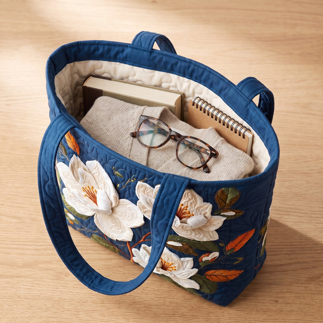 Artisan Quilted Bag - Delicate Magnolia 4