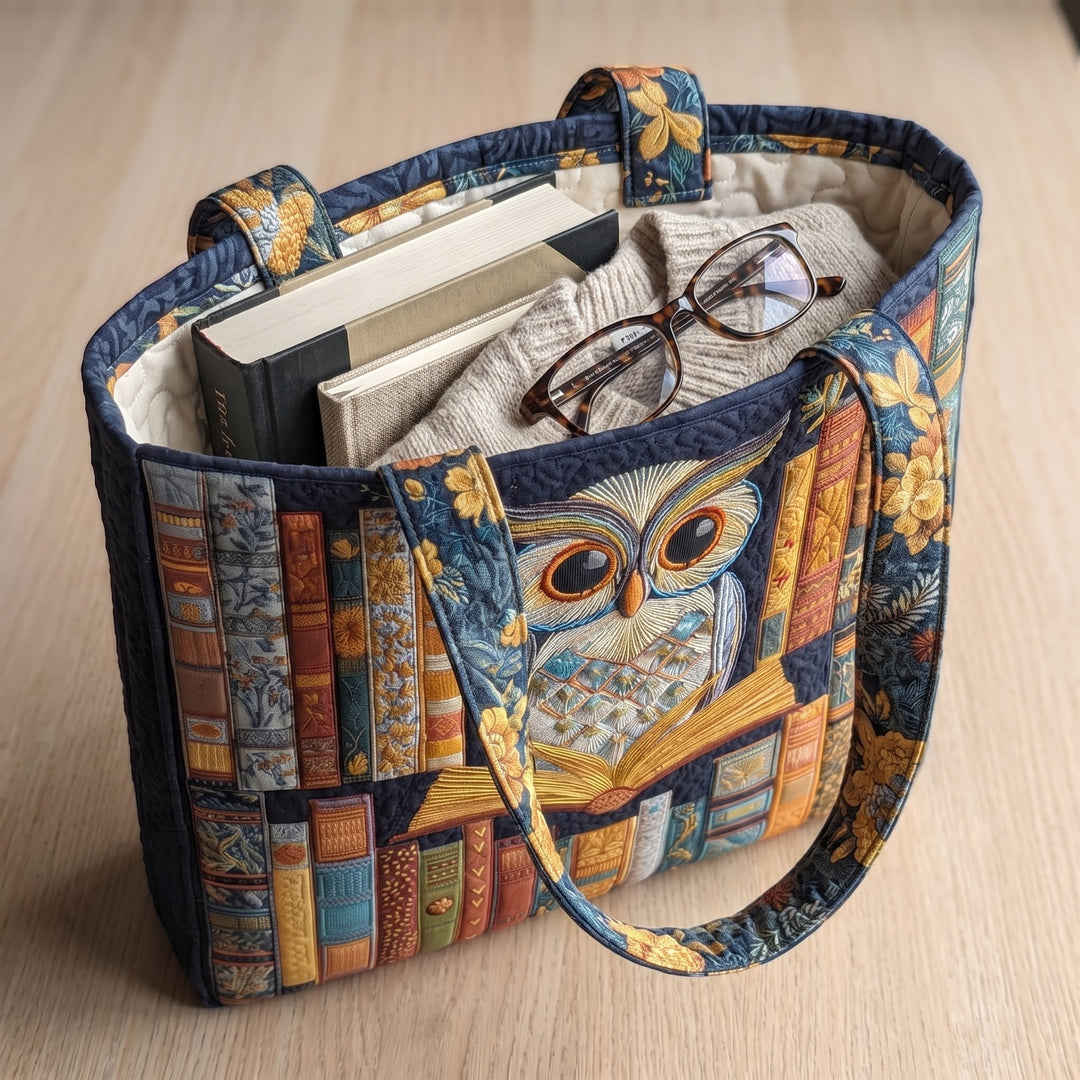 Artisan Tote - Owl and Vintage Books 4