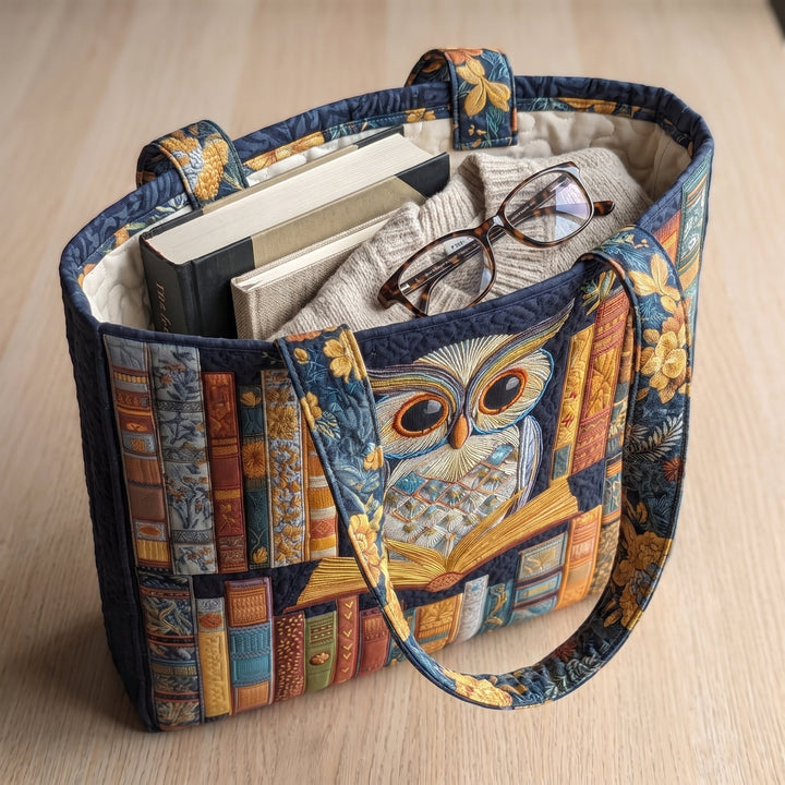 Artisan Tote - Owl and Vintage Books 4