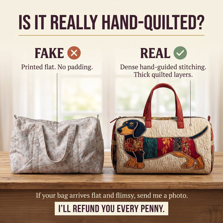 Patch Pup Quilted Duffle Bag 3