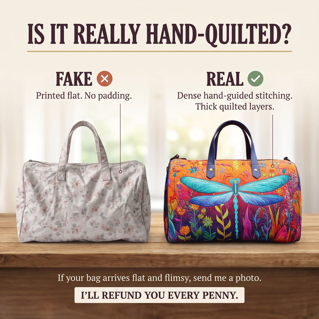 Flit and Fly Quilted Duffle Bag 3