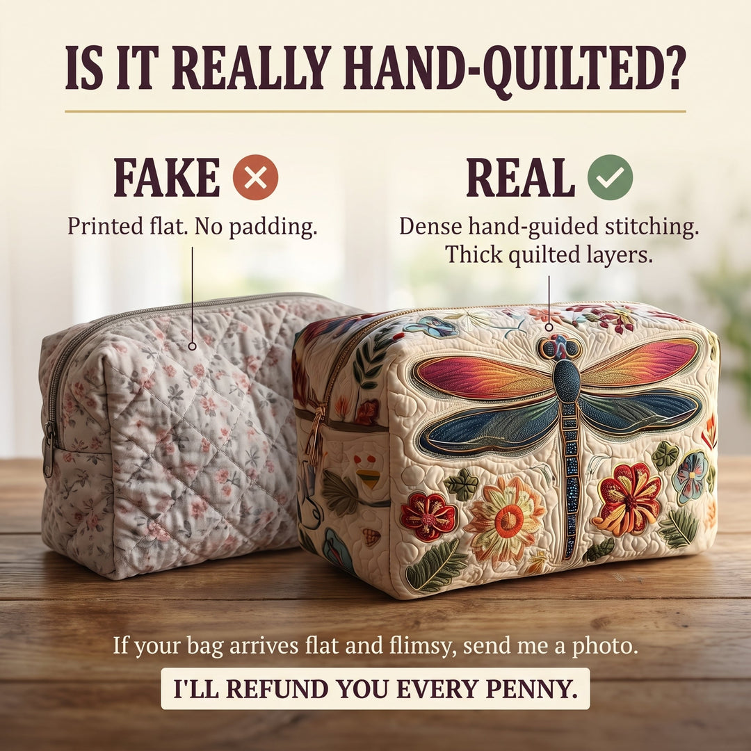 Breeze Catcher Quilted Makeup Bag 3