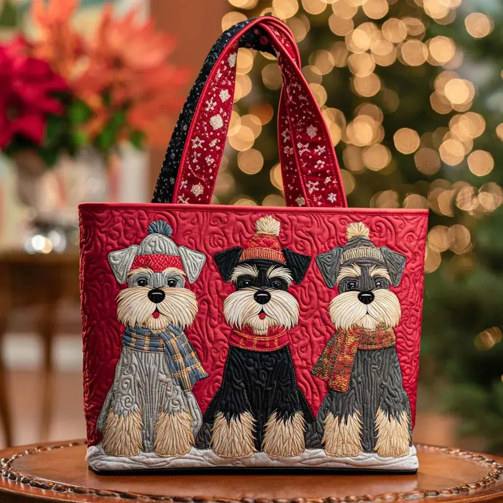 Artisanal Bag - Trio of Schnauzers 1