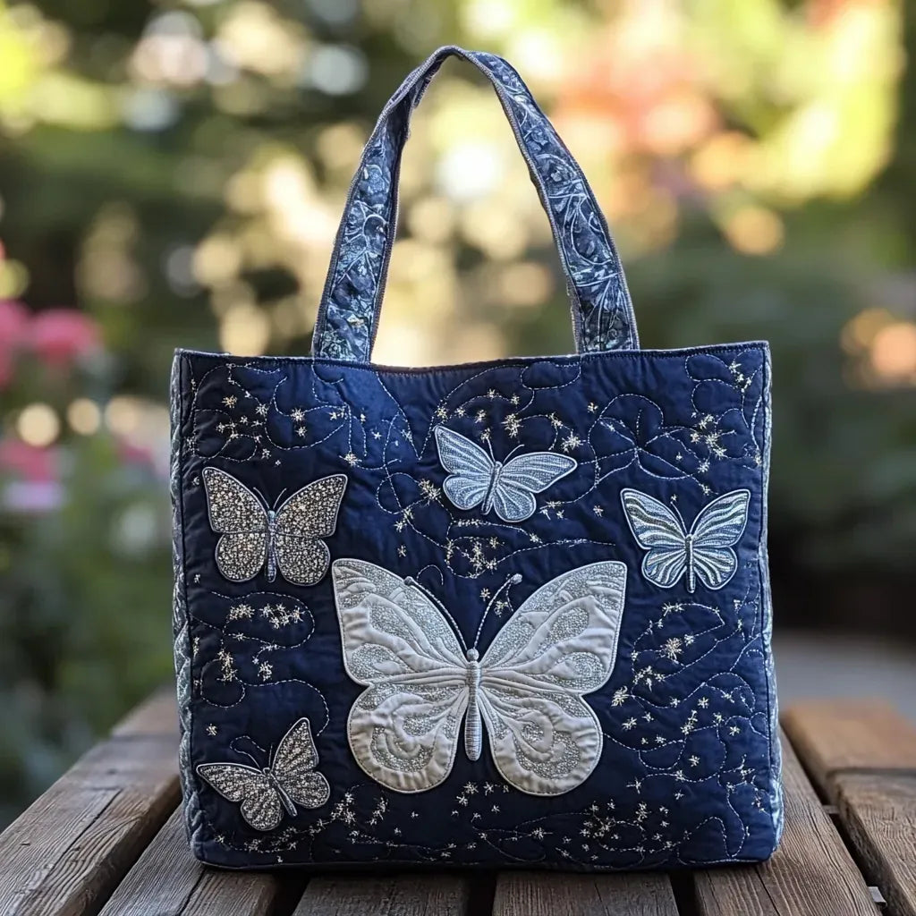 Artisanal Bag - Silver Butterfly 1