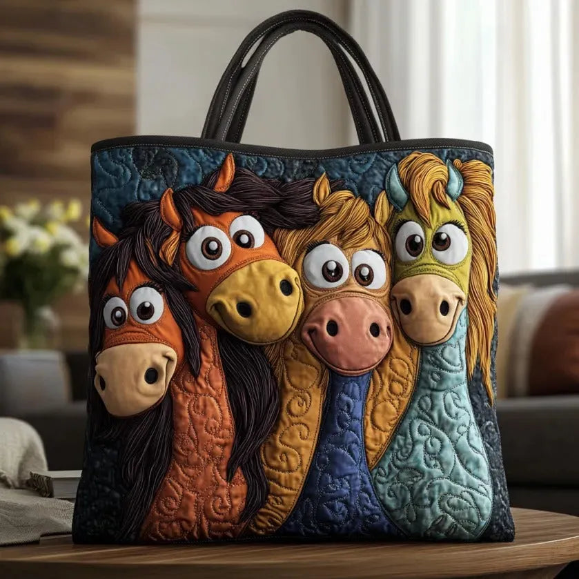 Artisanal Bag - Playful Ponies 1