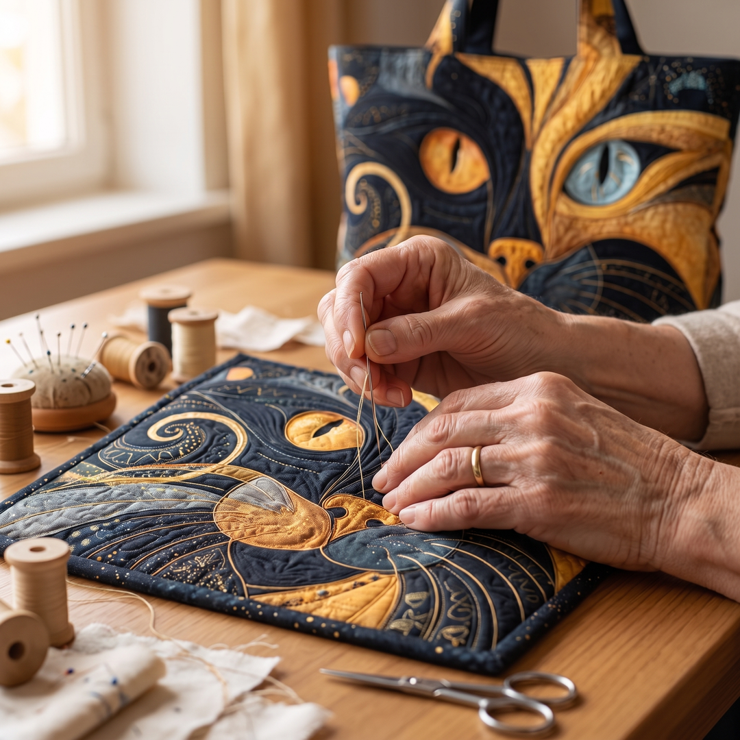 Artisanal Bag - Mystic Cat 7
