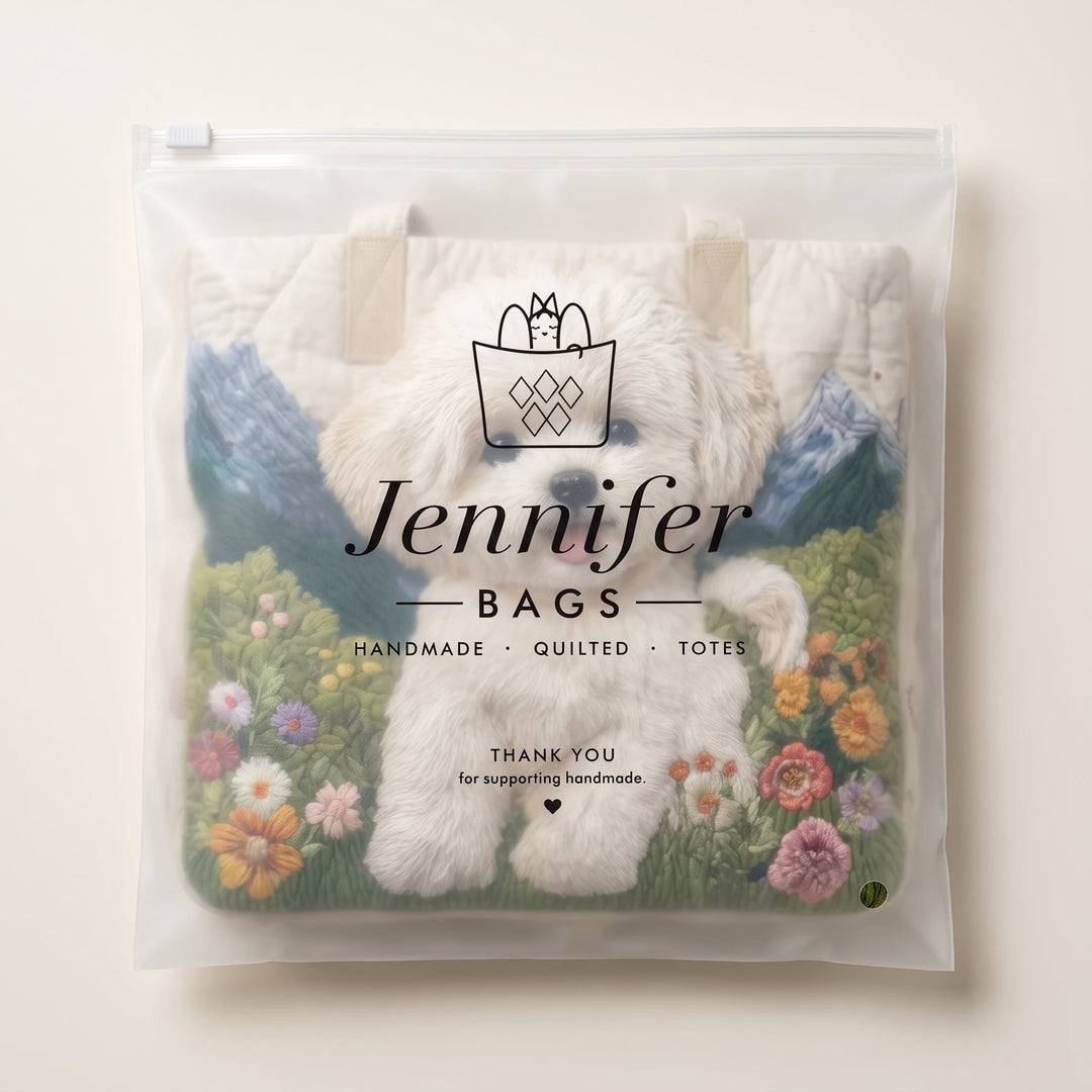 Artisan Quilted Bag - Enchanted Dog 11