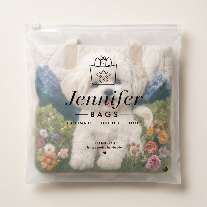 Artisan Quilted Bag - Enchanted Dog 11