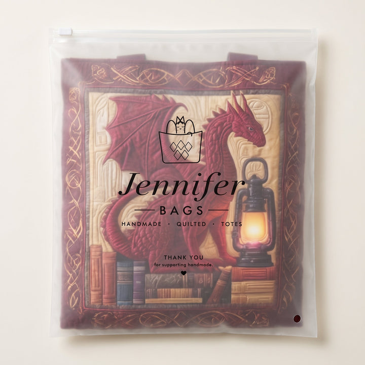 Book Guardian Quilted Tote Bag 8