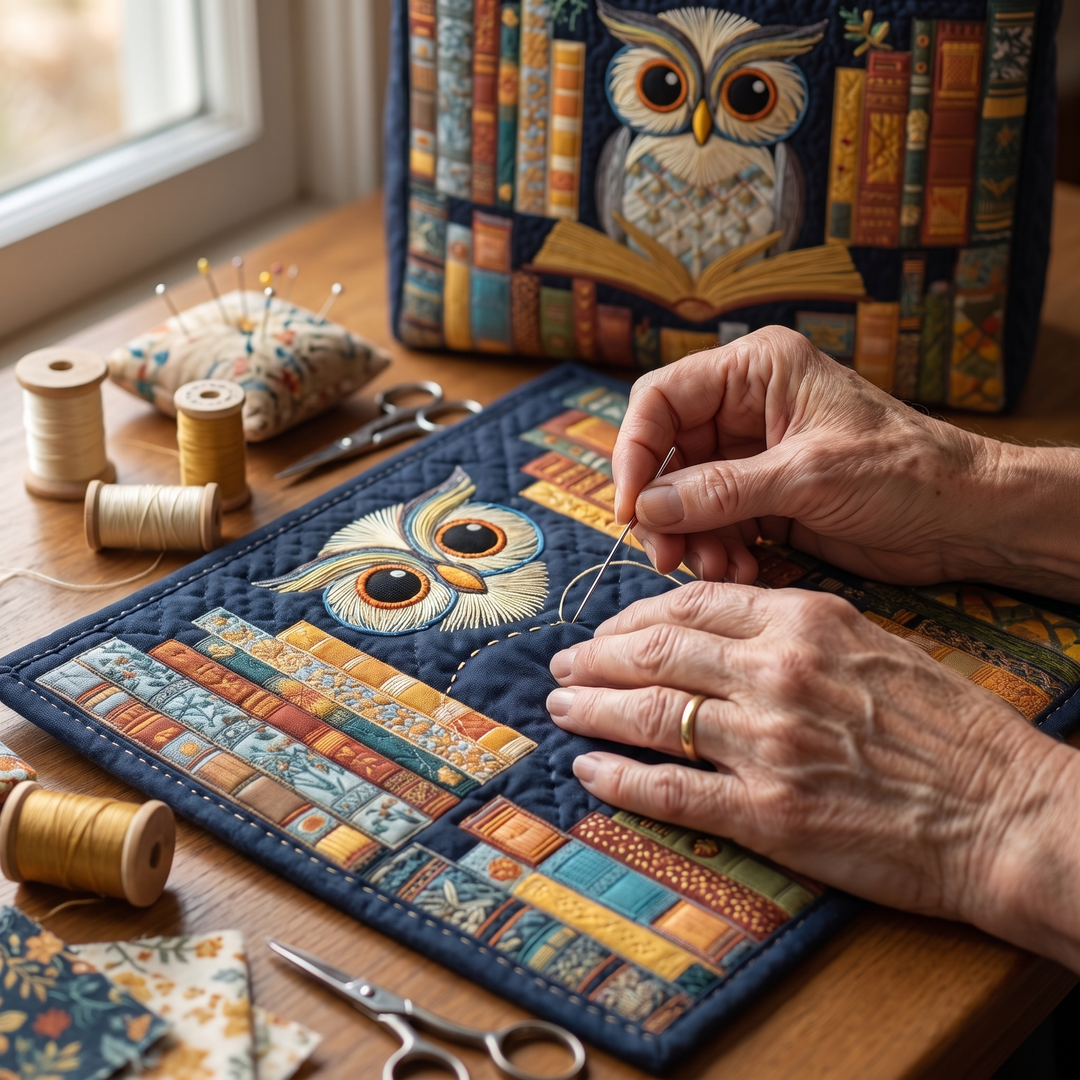 Artisan Tote - Owl and Vintage Books 7