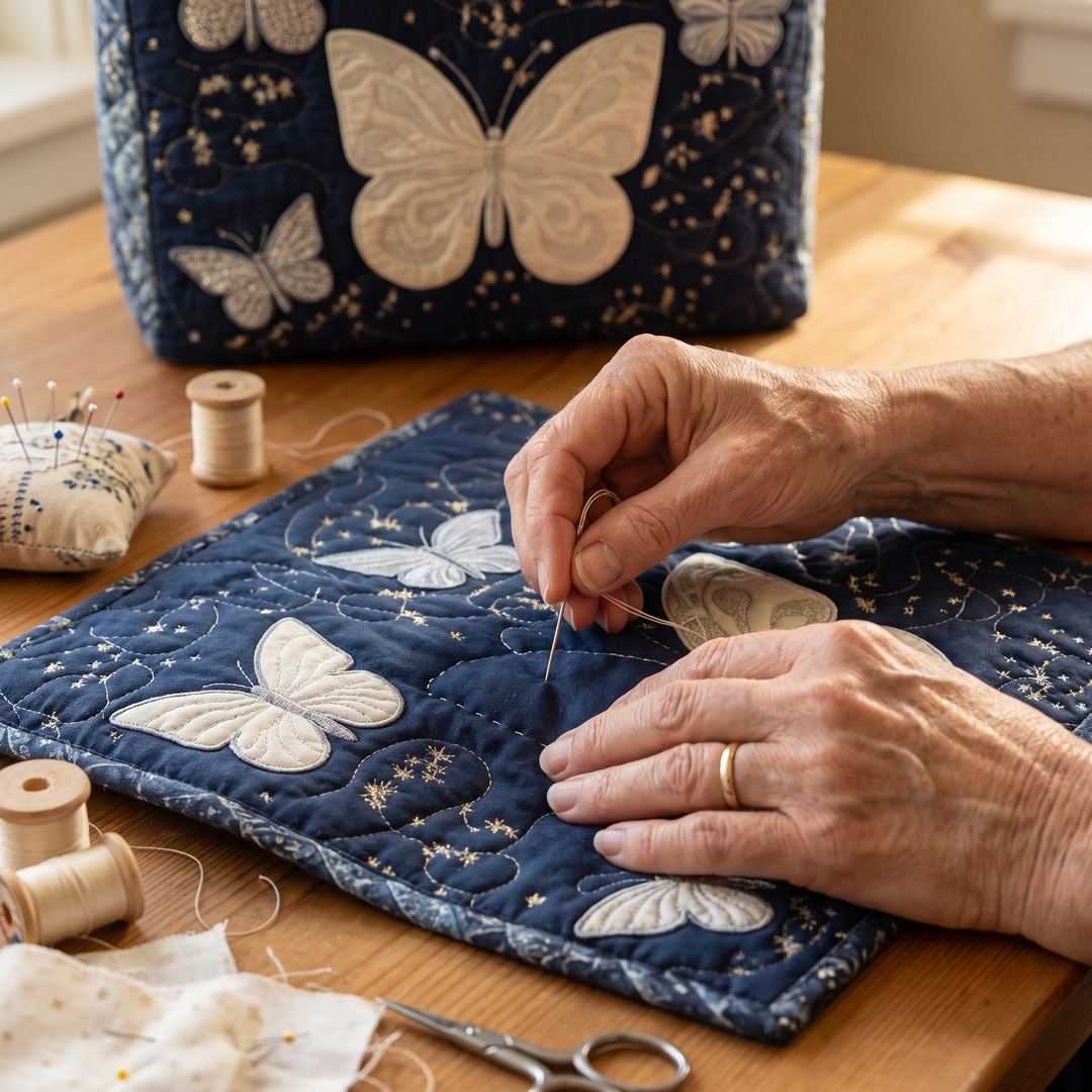 Artisanal Bag - Silver Butterfly 4