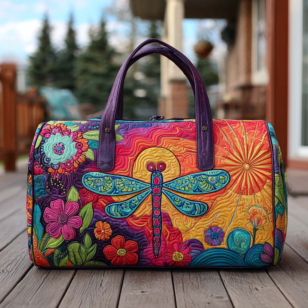Boho Buzz Quilted Duffle Bag 1