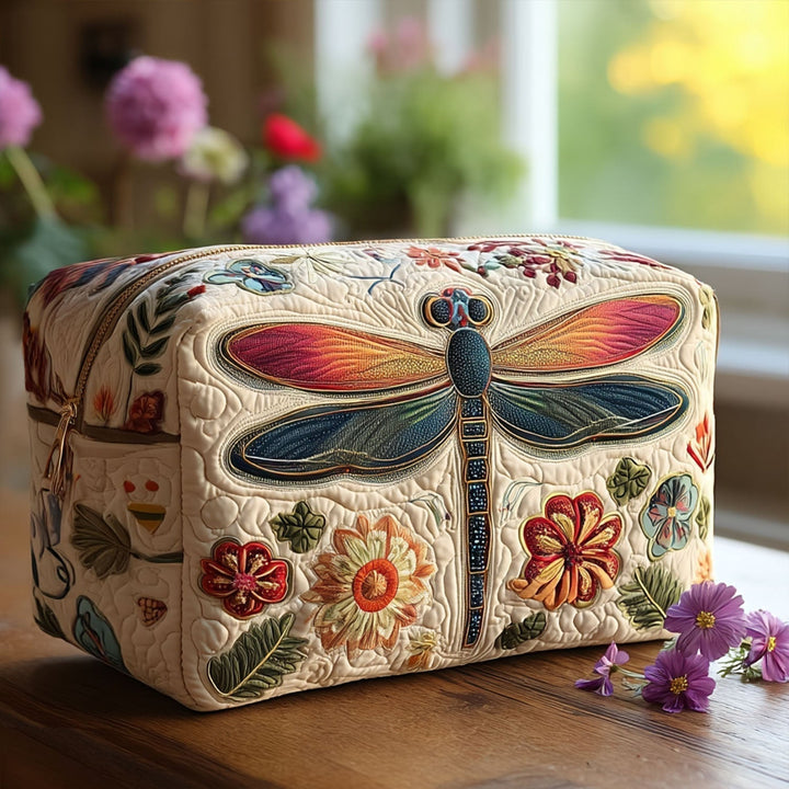 Breeze Catcher Quilted Makeup Bag 1