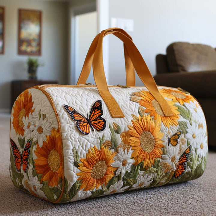 Bright Fields Quilted Duffle Bag 1