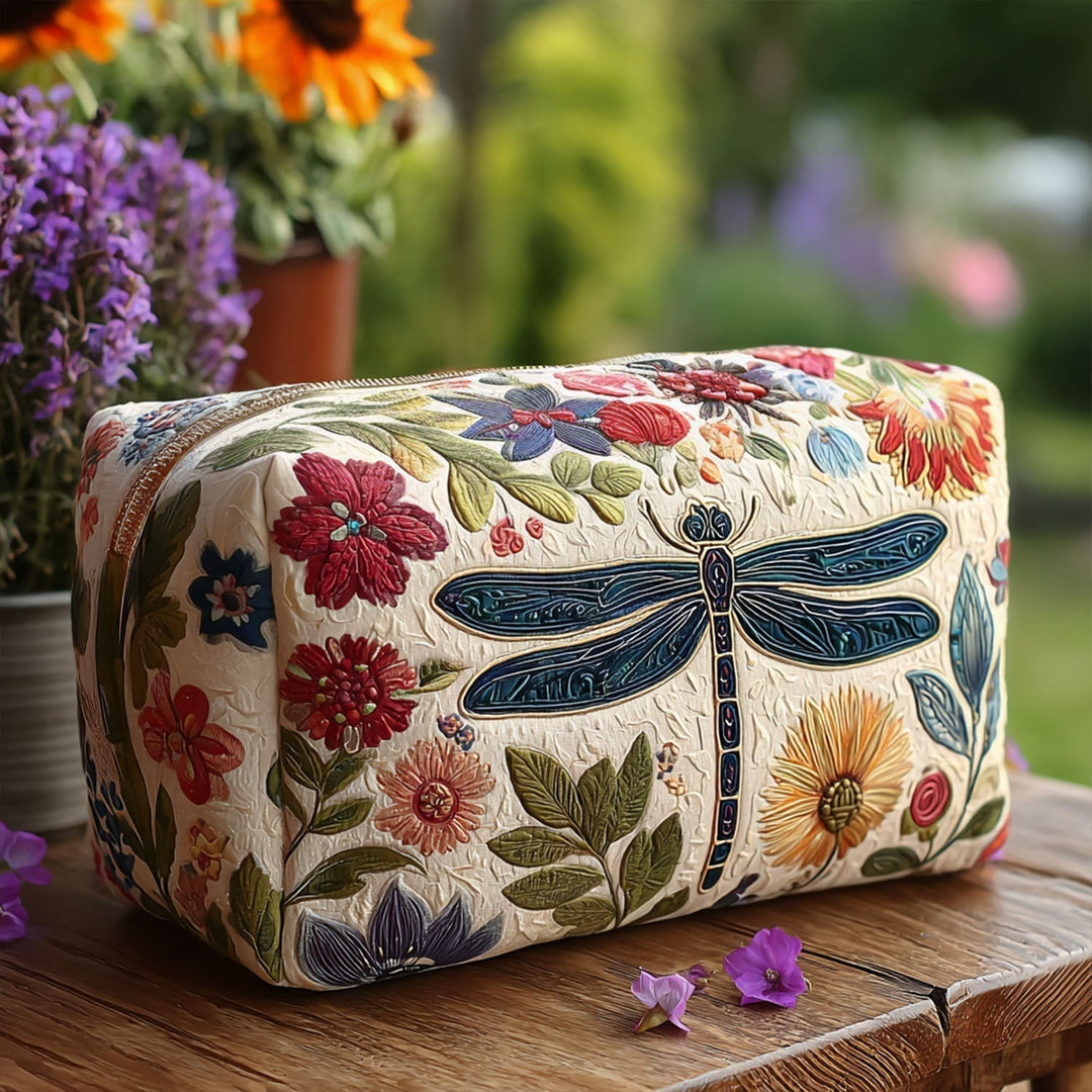 Buzzy Buddy Quilted Makeup Bag 1