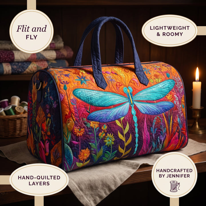 Flit and Fly Quilted Duffle Bag 4