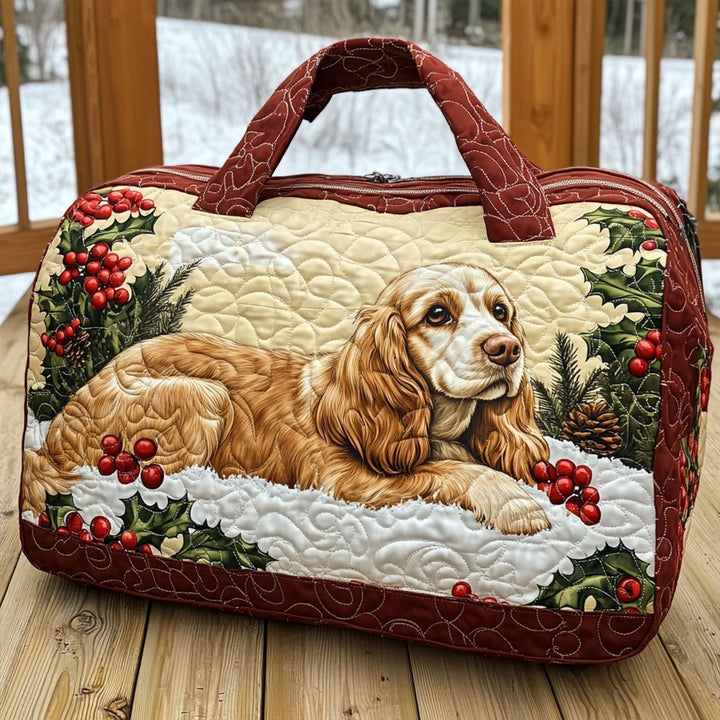 Classic Spaniel Quilted Duffle Bag 1