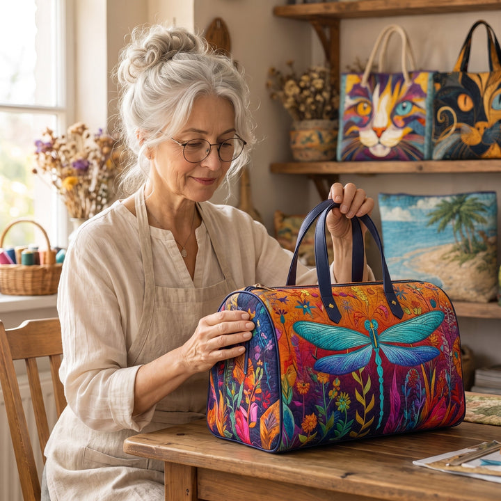 Flit and Fly Quilted Duffle Bag 6