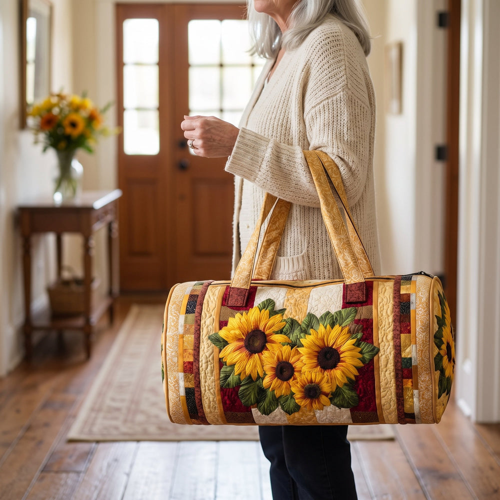 Warm Light Quilted Duffle Bag 2