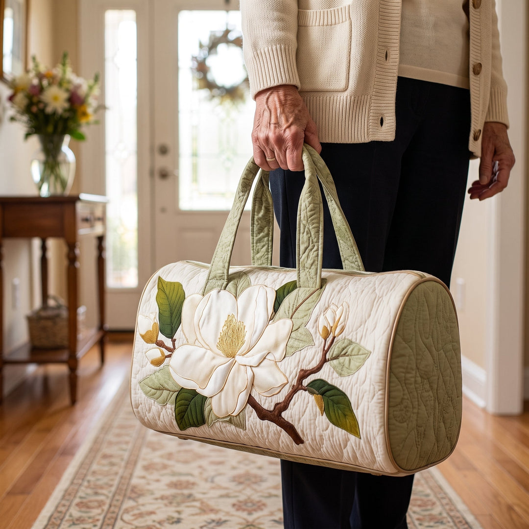 Blooming Grace Quilted Duffle Bag 2
