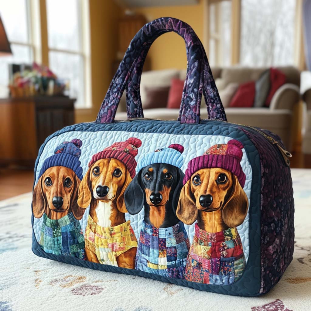 Holiday Quartet Quilted Duffle Bag 1