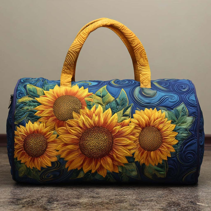 Joyful Rays Quilted Duffle Bag 1