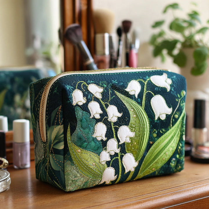 Lily Grace Quilted Makeup Bag 1