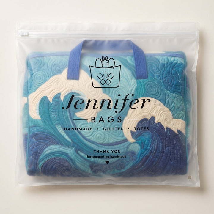 Rising Wave Quilted Duffle Bag 7