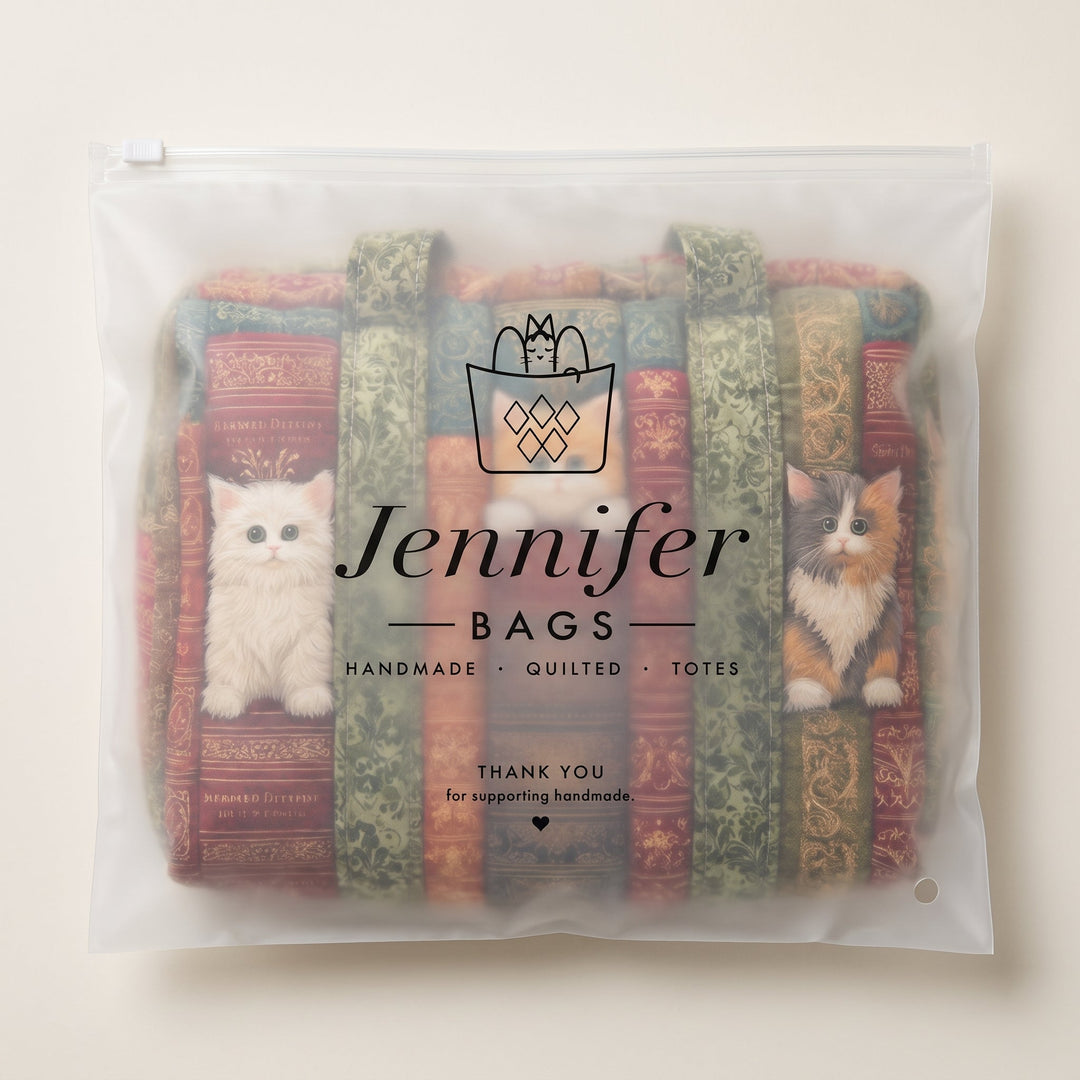 Cat Chapter Quilted Duffle Bag 7