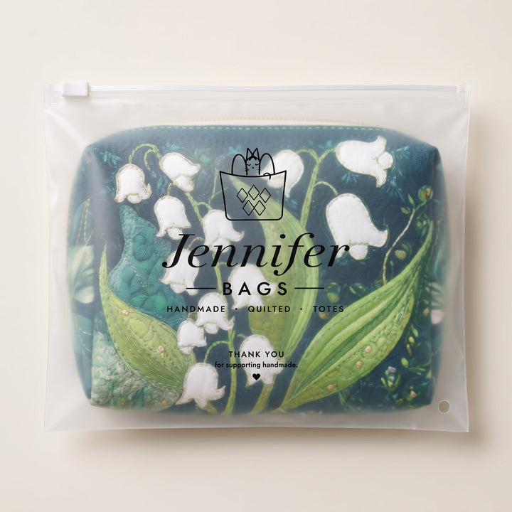Lily Grace Quilted Makeup Bag 7