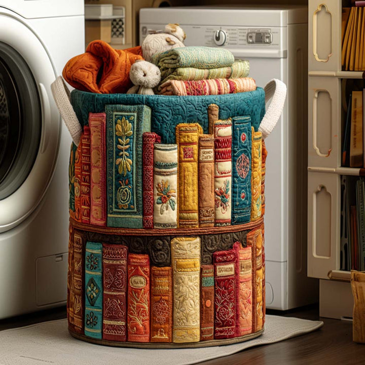 Cozy Nest Quilted Laundry Basket 1