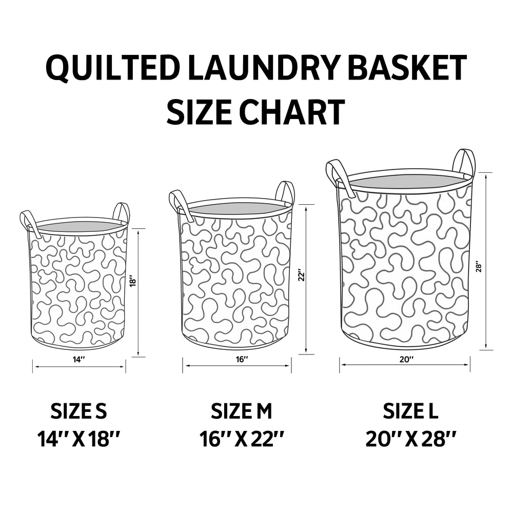 Forest Quilted Laundry Basket 2