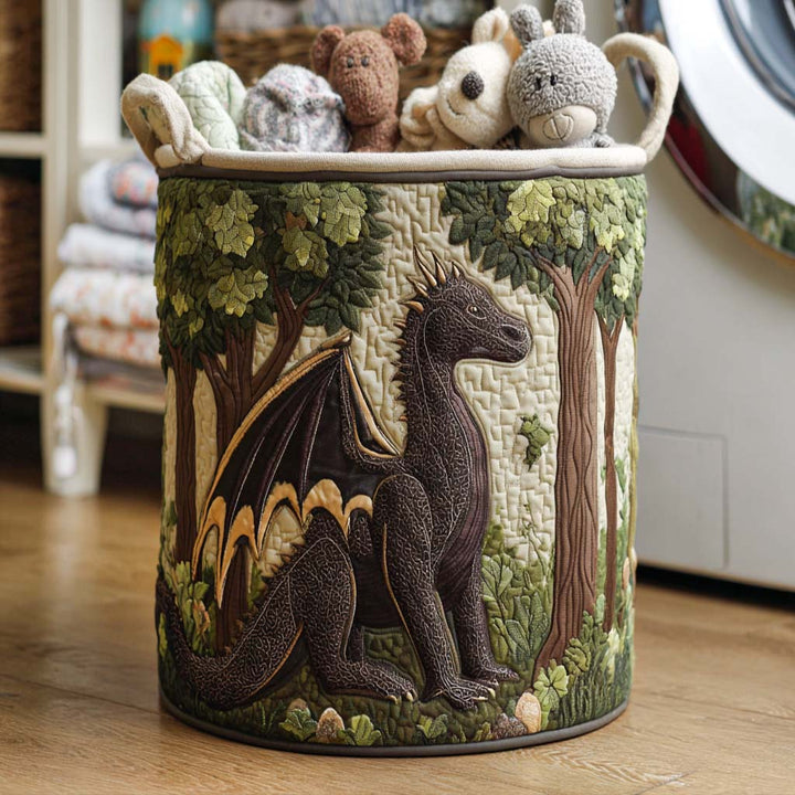 Heartfelt Spirit Quilted Laundry Basket 1
