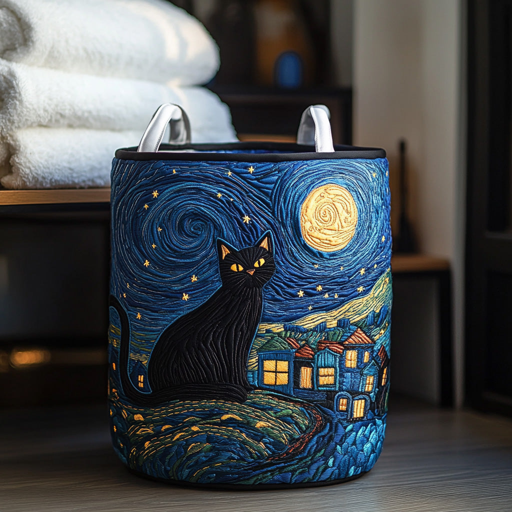 Star Paws Quilted Laundry Basket 1